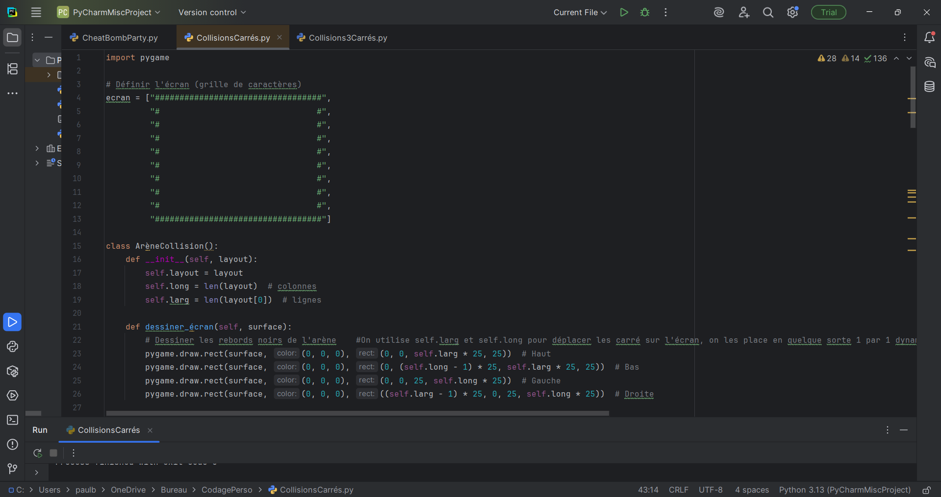Illustration du code