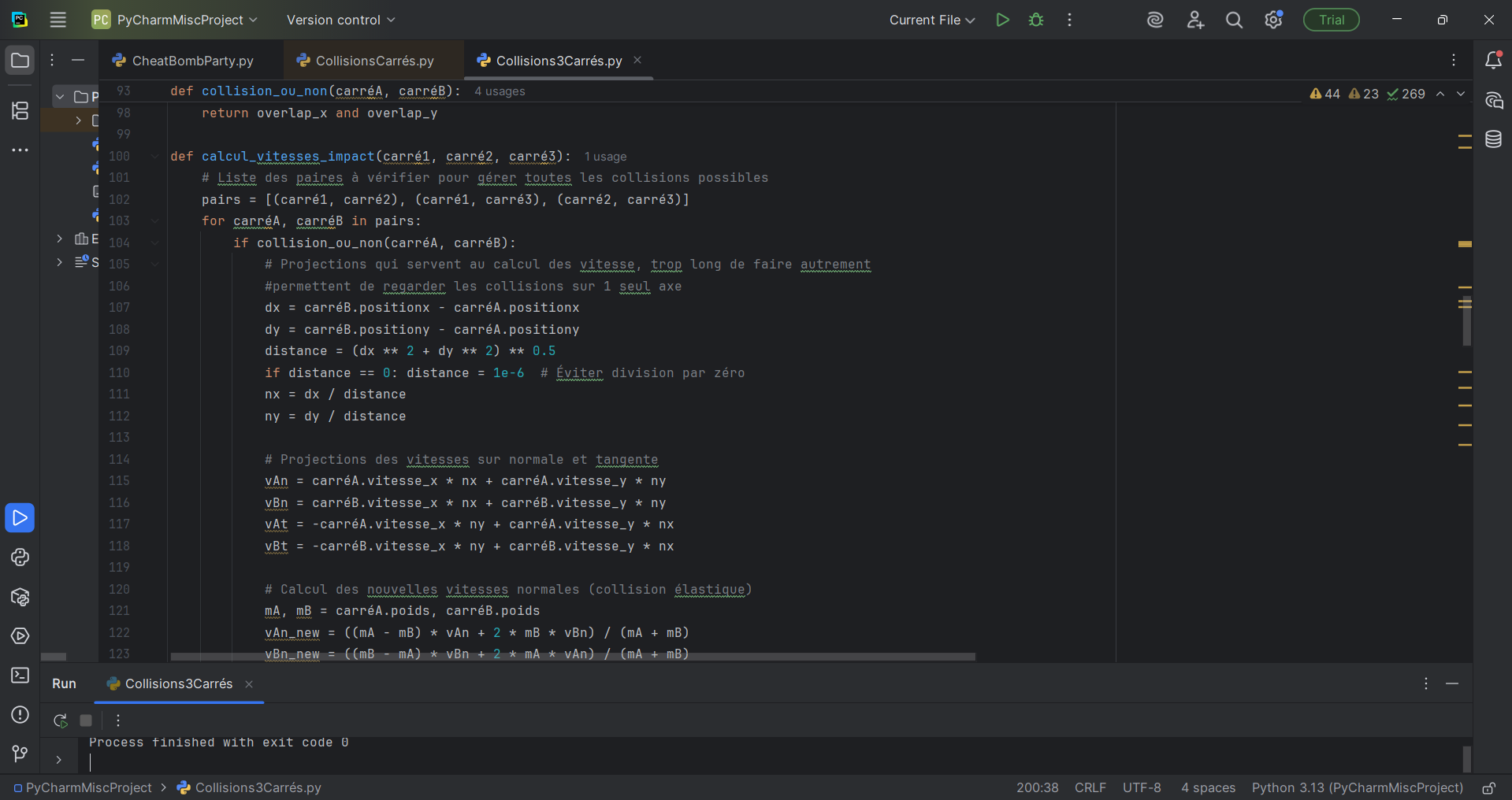 Illustration du code