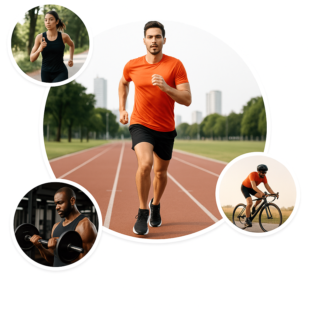 Fond sportif